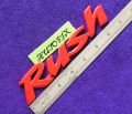 Toyota Rush rear Plastic Emblem Red color 01 PC. 