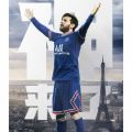 EZGONEW Psg Jersey Paris Saint Germain -2022 Home Blue Away White Messi No. 30 jersey Soccer Shirts Hot selling~365~. 