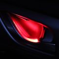 4PCS LED Ambient Light Car Inner Bowl Light Interior Armrest Lights Door Handle Lights Handrail Lights Decorative Lamp Car Light. 