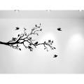 Tree Branches Wall Decal Love Birds Vinyl Sticker 24" x 48". 