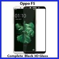 Oppo F5 Full Black 9D|5D|6D|10D|11D|21D Tempered Glass Screen Protector Full Glue Edge To Edge For Oppo F5. 