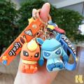 POKEMON keychain Eevee Vaporeon Jolteon Flareon Glaceon Umbreon Espeon Anime Pendant Bag Children Christmas birthday toys Gifts. 