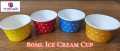 [100pcs/pack] Disposable Ice Cream Scoop Paper Cup (80ml/3oz). 