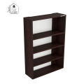 Elegant Kitchen Display Storage Rack Shelf Classic Walnut Engineered Wood Open Book Shelf DIY (Do-It-Yourself) Finish Color - Dark Brown by Home Décor Decorative. 