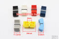 10Pcs Fader Knob Cap Touch Sensitive Slider Ribbed Mixer Desk Switch Knob Cap 8Mm. 