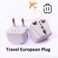 EU Plug Adapter Converter US AU UK To European Euro Europe AC Travel Power Adapter Electric Socket Electric Outlet. 