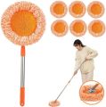 Orange Duster Mop. 