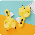 Pokemon Pikachu Portable Mini Handheld Fan Creative Cartoon Hand-Pressed Hand-Cranked Small Fan Child Hand-Held Manual Fans 1Pcs. 