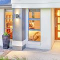 Frostfire Moonflare - Solar Up and Down Wall Light. 