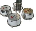 SET OF 4 Spartx Sports Logo Car Wheel Center Caps Premium Quality 5.72 cm = 2.25 Inches Shining Chrome. 