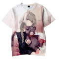 3D Shiro Seijo to Kuro Bokushi Anime Cartoon The White Holy Woman and the Black Priest T-shirt Harajuku Streetwear Clothes. 