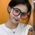 Lightweight Large Frame Glasses Versatile Colorful  Blush Glasses Trendy Stylish Plastic Frame Glasses for Daily Wear Fashion Events College Students Myopia Correction Prescription Eyewear. 