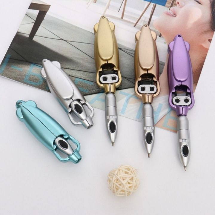 Black Gel Pen ABS Students Robotic Pen Squid Appearance Multifunction ...