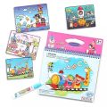 Magical Water Color Painting Book Zoo for Kids Educational Toy and Learning. 