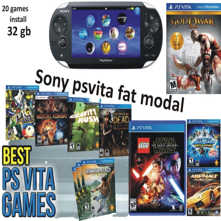 ps vita touch screen psp branded fresh psvita 1000 modal 32 gb 22 games install