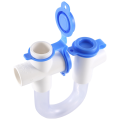 Standard Condensate Trap PVC U Trap Standard Condensate Trap Set 3/4 Inch for HVAC Systems, Air Conditioner, Effectively Drains Condensate. 