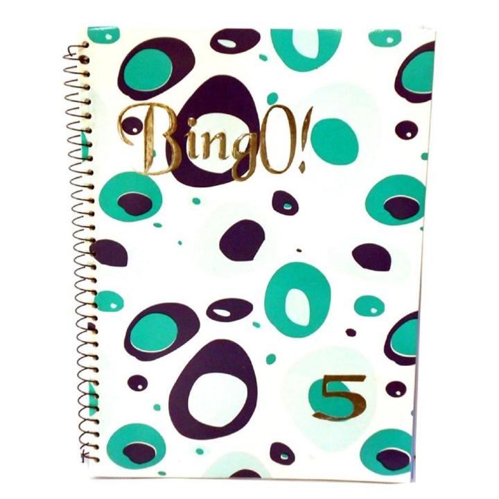 Bingo A4 5-subject Spiral Notebook