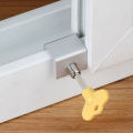 Sliding Windows Stopper Adjustable Single/Double Buckle Sliding Door Limiter Safety Lock. 