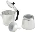 6 Cups/300ml - Aluminum Espresso Stovetop Manual Coffee Maker Machine, Coffeemaker Percolator Italian Coffee Maker Moka Express Classic Cafe Maker for Italian and Cuban Café Brewing, Greca Coffee Maker. 