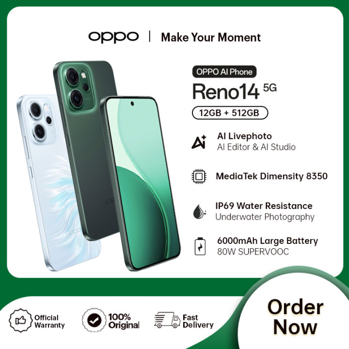 OPPO Reno14 5G | 12GB RAM + 512GB ROM