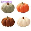 Amamia Pumpkin Throw Pillow Soft Pumpkin Stuffed Toy Halloween Decoration. 