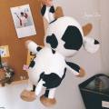 Cow Plush Toy Birthday Gift Kids Toy Stuffed Toy Stuffed Animals Cotton Soft Bull Plush Doll. 