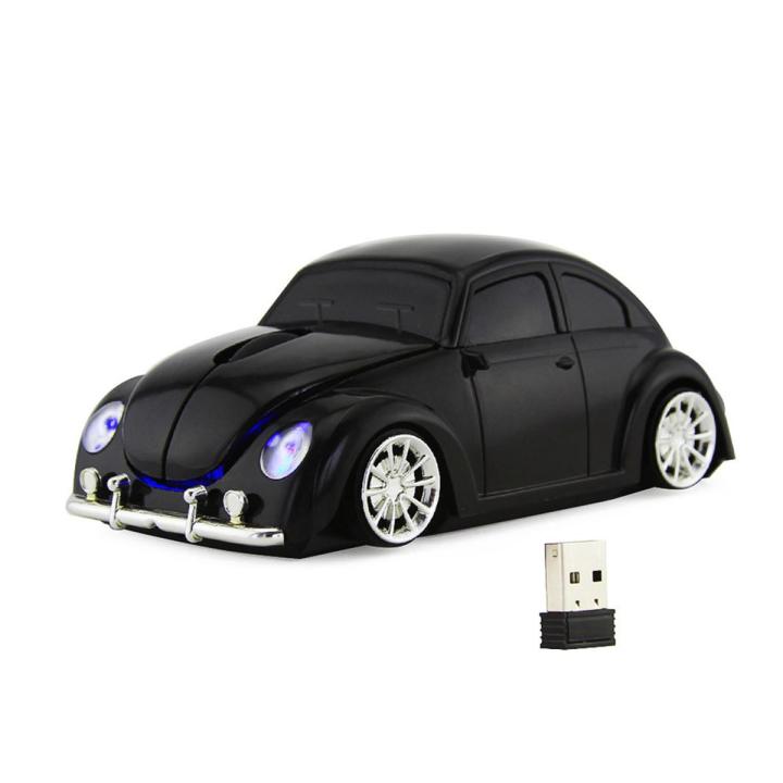 Car Shape Ergonomic 2.4GHz Wireless Gaming Mouse with Receiver for PC Laptop