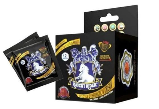 KKnight Rider DEEelay CrEeam + Condoom | 12 Sachet | ROYAL HERBAL