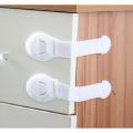 Pack Of 5 - Child Safety Locks For Drawers Cabinet And Doors Refrigerators Child Safety Cabinet Baby Door Lock Drawer Locks Cupboard. 