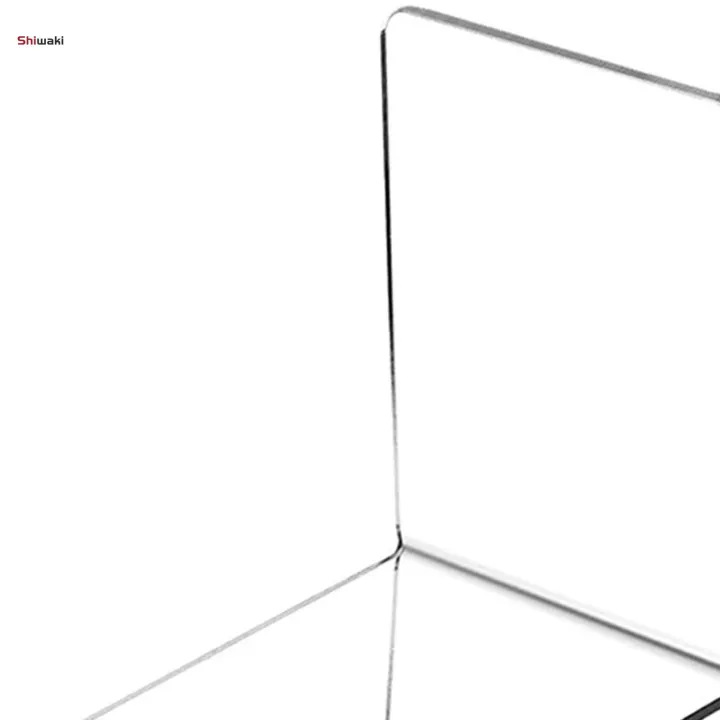 Acrylic%20Bookend%20for%20Shelves%20Books%20Stopper%20Non%20Slip%20Book%20Support%20Clear%20Bookends%20for%20Bookcase%20Library%20Small%20and%20Medium%20Size%20Books%2013x10x10cm%20-%20Image%203