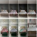 Printed Bed Sheet King Queen/Double Size 3 Piece Set (1 Bed Sheets and 2 Pillow Covers) - Cotton Bedsheet | Bed Sheets King Size | Bed Sheets Double Size | Bridal Bed Sheets | Bedsheet | Bedsheets | Export Quality Bed Sheets | Bedsheet Designs In Pakistan. 