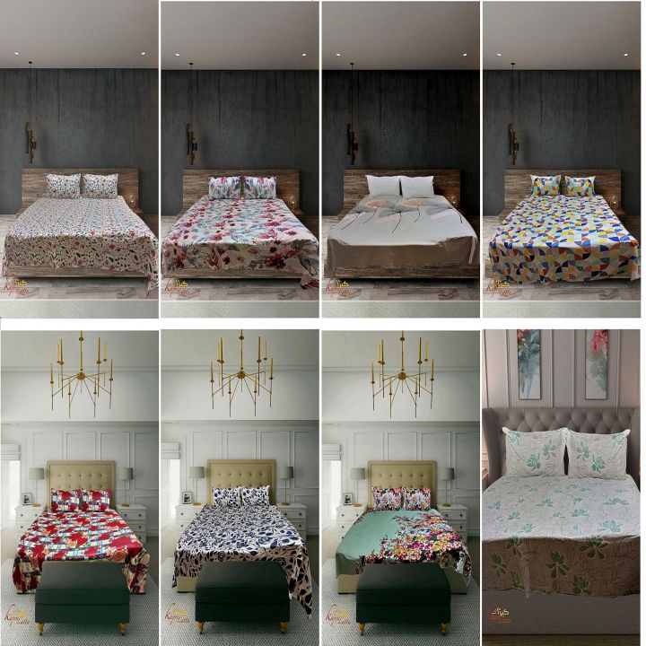 Printed%20Bed%20Sheet%20King%20Queen/Double%20Size%203%20Piece%20Set%20(1%20Bed%20Sheets%20and%202%20Pillow%20Covers)%20-%20Cotton%20Bedsheet%20%7C%20Bed%20Sheets%20King%20Size%20%7C%20Bed%20Sheets%20Double%20Size%20%7C%20Bridal%20Bed%20Sheets%20%7C%20Bedsheet%20%7C%20Bedsheets%20%7C%20Export%20Quality%20Bed%20Sheets%20%7C%20Bedsheet%20Designs%20In%20Pakistan%20-%20Image%206