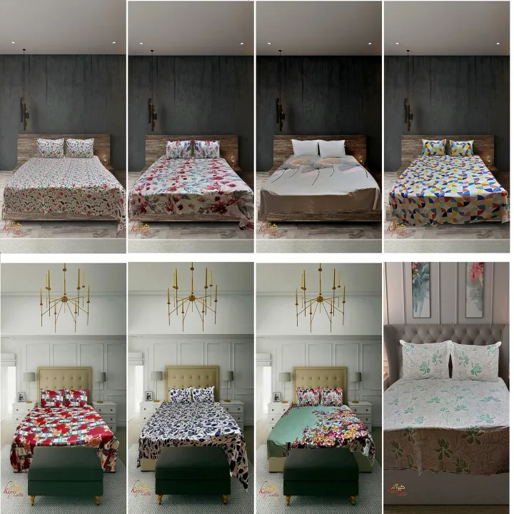 Printed%20Bed%20Sheet%20King%20Queen/Double%20Size%203%20Piece%20Set%20(1%20Bed%20Sheets%20and%202%20Pillow%20Covers)%20-%20Cotton%20Bedsheet%20%7C%20Bed%20Sheets%20King%20Size%20%7C%20Bed%20Sheets%20Double%20Size%20%7C%20Bridal%20Bed%20Sheets%20%7C%20Bedsheet%20%7C%20Bedsheets%20%7C%20Export%20Quality%20Bed%20Sheets%20%7C%20Bedsheet%20Designs%20In%20Pakistan%20-%20Image%206