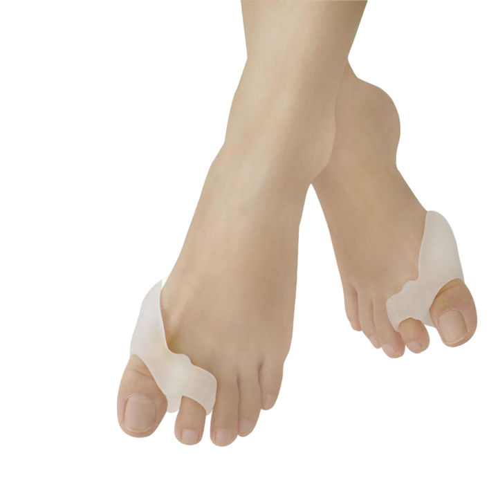 2x Silicone-Gel Little Toe Finger Hallux Valgus Corrector Pain - Foto 10