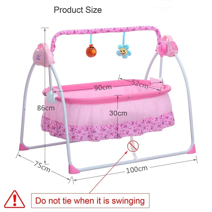 Baby%20Automatic%20Swinger%20Comfort%20Cradle%20-%20New%20Born%20Baby%20Swing%20Intelligent%20Electric%20Baby%20Cradle,%200~18%20Months%20Baby%20Usb%205V%20Foldable%20Rocking%20Chair,%20Built-In%20Lullaby,%20Can%20Be%20Connected%20With%20Bluetooth%20U%20Disk,%20Easy%20To%20Clean,pink-Long-version%20-%20Image%207