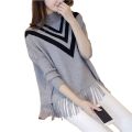Women's Winter Fleece V Printed Poncho For Women Printed Poncho For Girls. 
