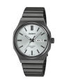 Casio General Standard Mens Gunmetal Stainless Steel Case Round Analog Day, Date Gunmetal Stainless Steel Bracelet Watch-MTP-E735B-7AVDF. 