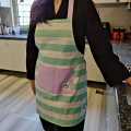 relaxsit Apron collection various style options adjustable and non adjustable printed and plain with extra long Ties and pockets unisex. 