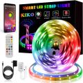 RGB LED Strip 5 meter Top Quality With Remote And 12V Power Supply. 