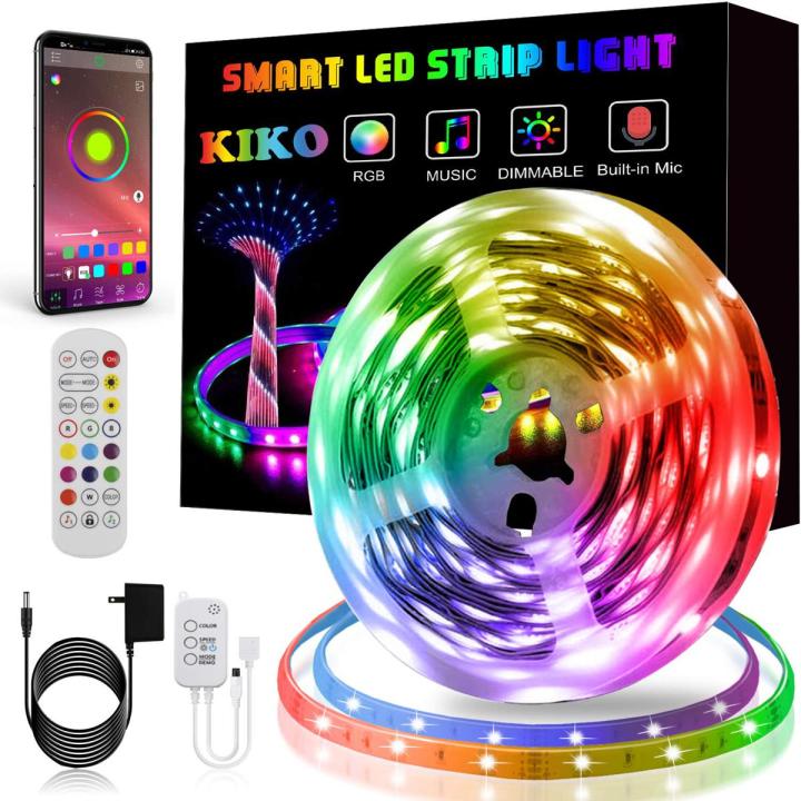 RGB LED Strip 5 meter Top Quality With Remote And 12V Power Supply