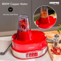 Geepas 4-in-1 multi-function food processor (Model-GSB9990) | electric blender juicer, 2-speed with pulse function & safety interlock | 800w |juicer, blender, mixture & coffee mill included- assorted | RED. 