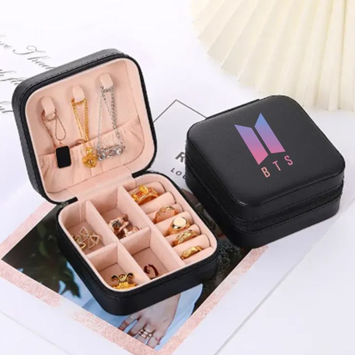 BTS Jewelry Box For Girls K-pop Army Fans Treasure Organizer