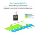 2.4G+5.8Ghz Dual Band 600Mbps Wireless USB Network Card WiFi Adapter Antenna PC Receiver for PC for Mac Windows XP/Vista. 