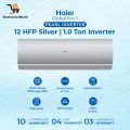 Haier Inverter AC | Model HSU-12HFP CA (Pearl Inverter Series) | 1 Ton DC Inverter UPS Enabled - Self Cleaning - WiFi Enabled-Turbo Cooling- Color Silver/ Golden |10 Years Compressor 04 Years PCB 03 Years Evaporator Warranty | Haier Free Installation. 