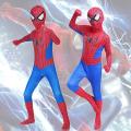 Kids Superhero Spiderman Costume Set Halloween Cosplay Bodysuit for Boys and Girls. 