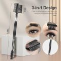 Eyebrow Brush Eyelash Separator Brow Comb Lash Spoolie Professional Eye Makeup Tools (3 Pieces Set) RuoiasR. 