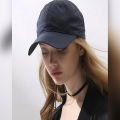 Cap For Girls Plain Sun Block & Baseball Beautiful Black Color. 