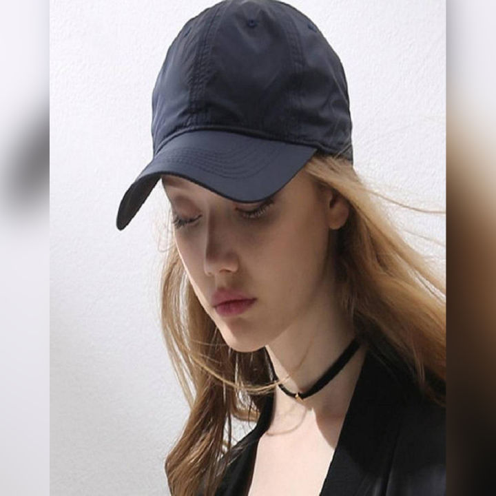 Cap For Girls Plain Sun Block & Baseball Beautiful Black Color