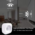 Smart ZigBee PIR Motion Sensor Support Tuya Smart Life APP IFTTT for  Echo 2Nd Plus Work with Tuya Platform Hub. 
