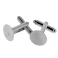 20pcs Cuff Links 16mm Glue Pads Mens DIY Cuff Links Handmade Crafts. 